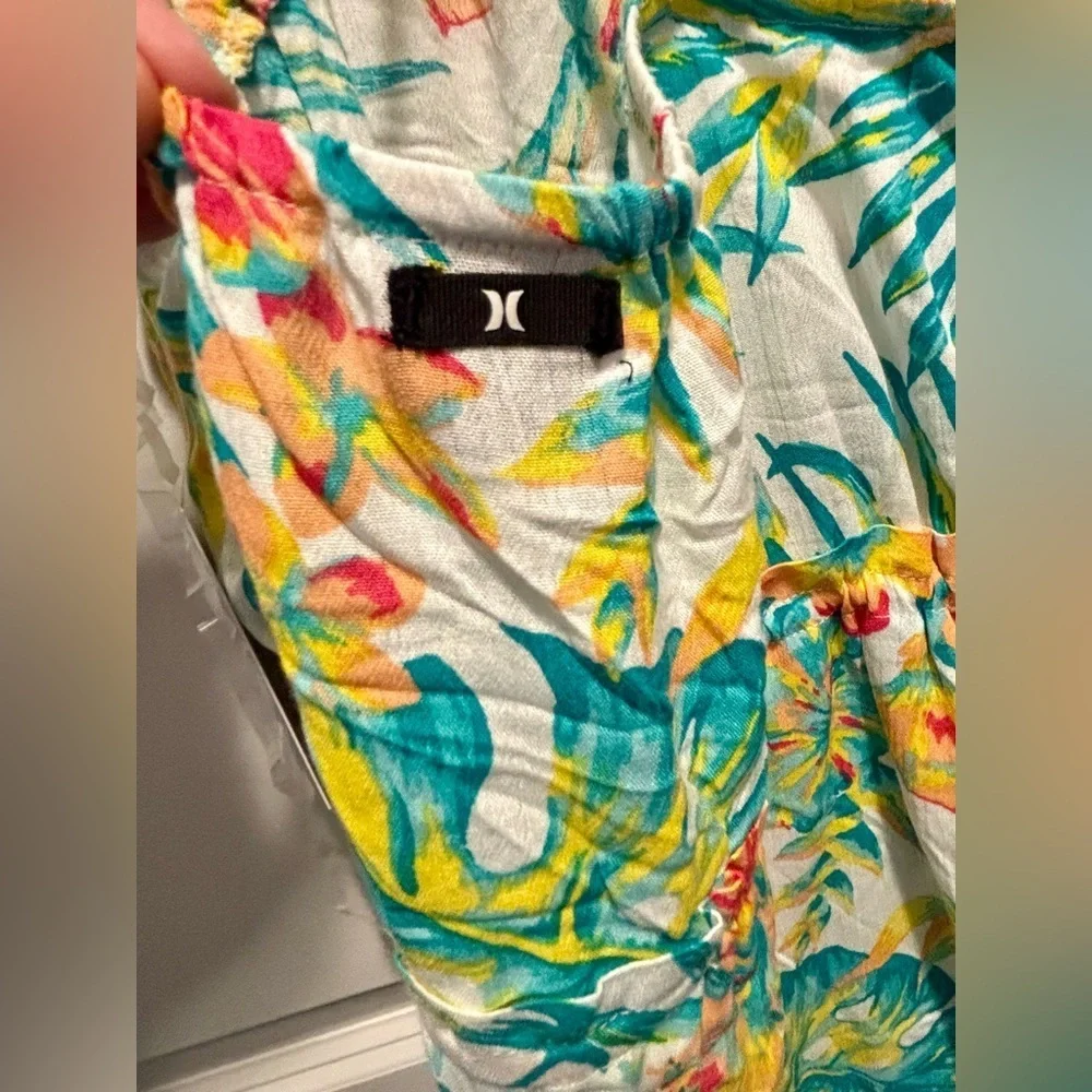 NWT Hurley Women’s‎ Size Large Hawaiian Garden Kate Tie Dresss